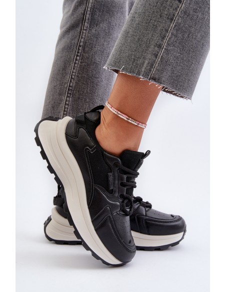 Women's sneakers HI-POLY SYSTEM Big Star NN274A106 Black