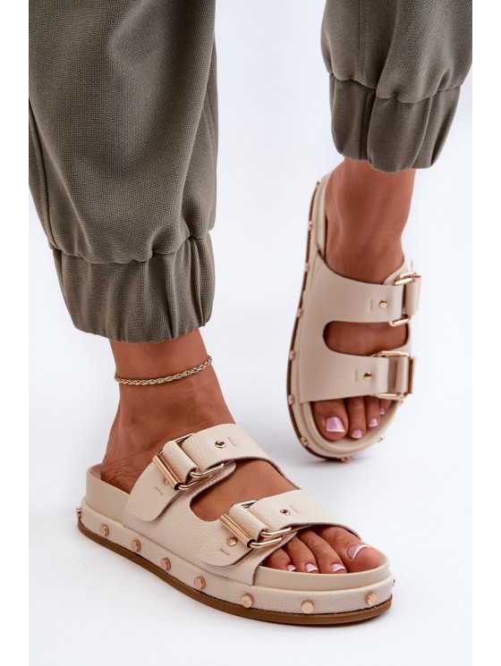 Women's Platform Sandals Big Star NN274083 Beige