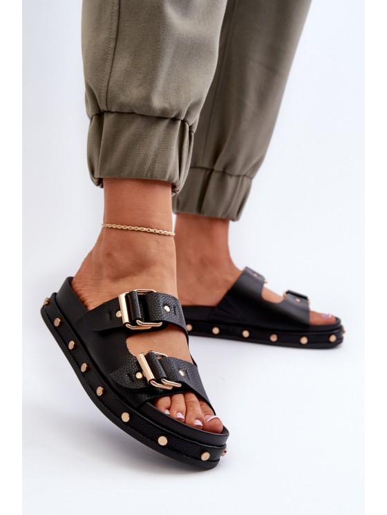 Women's Platform Sandals Big Star NN27402 Black
