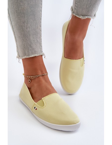 Women's Yellow Slip-On Sneakers Adrancia