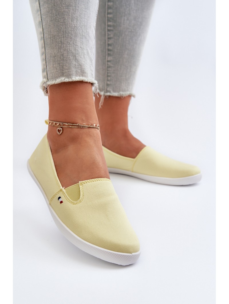 Women's Yellow Slip-On Sneakers Adrancia