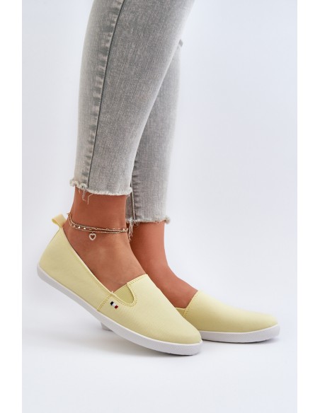 Women's Yellow Slip-On Sneakers Adrancia