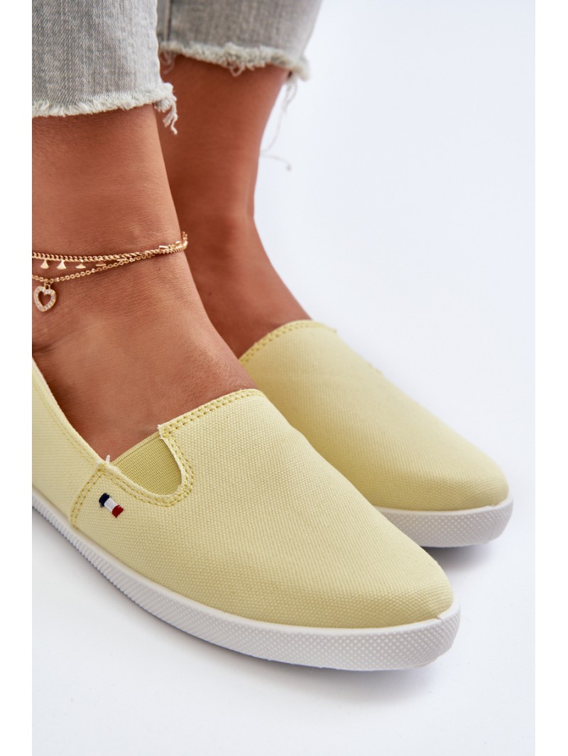 Women's Yellow Slip-On Sneakers Adrancia
