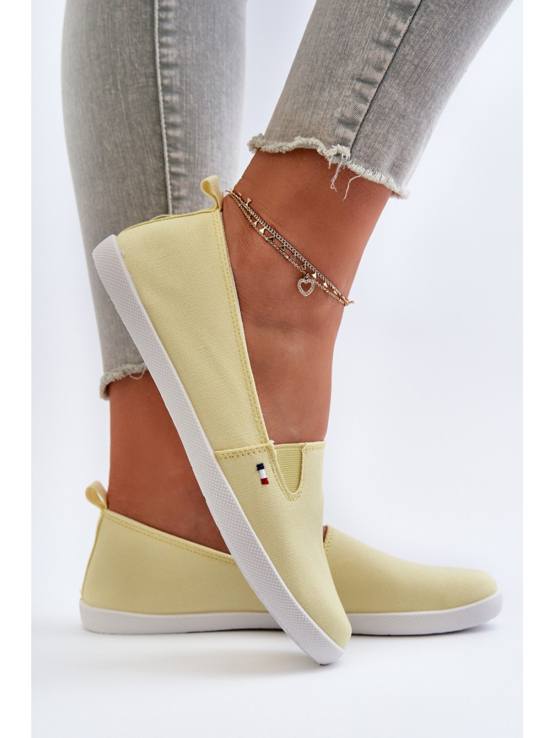 Women's Yellow Slip-On Sneakers Adrancia