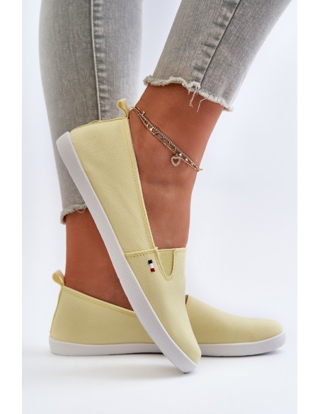 Women's Yellow Slip-On Sneakers Adrancia
