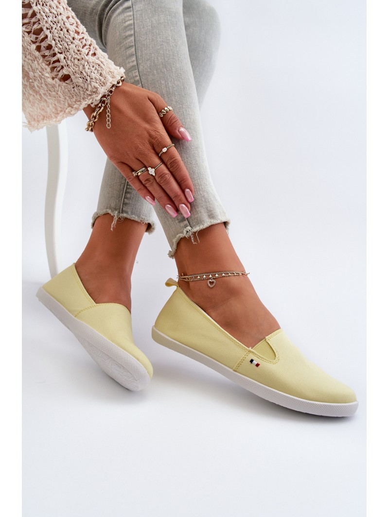 Women's Yellow Slip-On Sneakers Adrancia