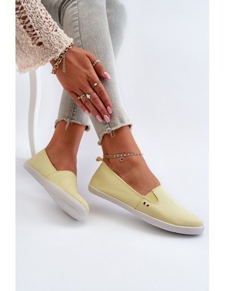 Women's Yellow Slip-On Sneakers Adrancia