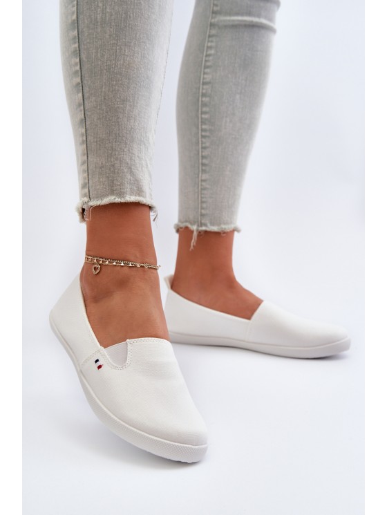 Women's White Slip-On Sneakers Adrancia 2