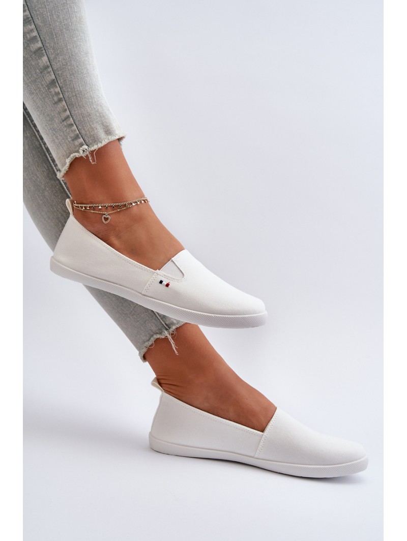 Women's White Slip-On Sneakers Adrancia