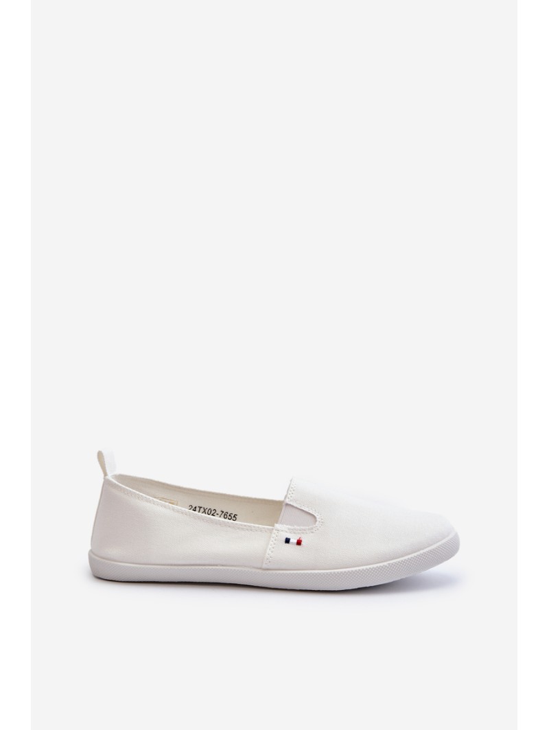 Women's White Slip-On Sneakers Adrancia