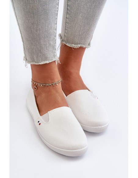 Women's White Slip-On Sneakers Adrancia