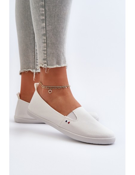 Women's White Slip-On Sneakers Adrancia