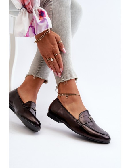 Women's Flat Heel Loafers Beige Sylvaine