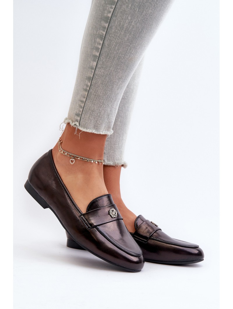 Women's Flat Heel Loafers Beige Sylvaine