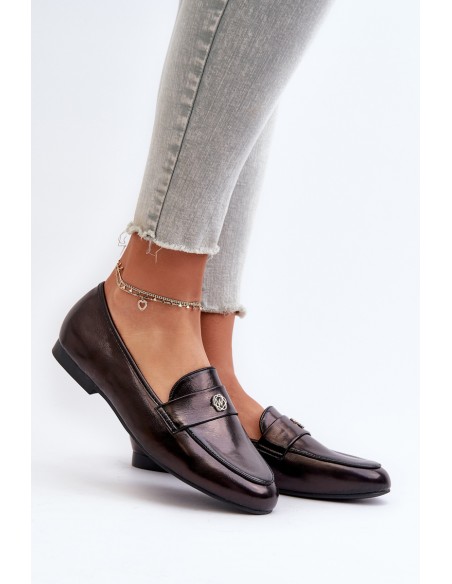 Women's Flat Heel Loafers Beige Sylvaine