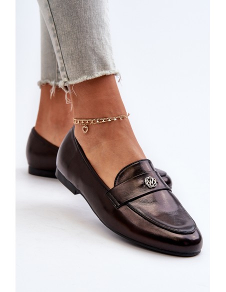 Women's Flat Heel Loafers Beige Sylvaine