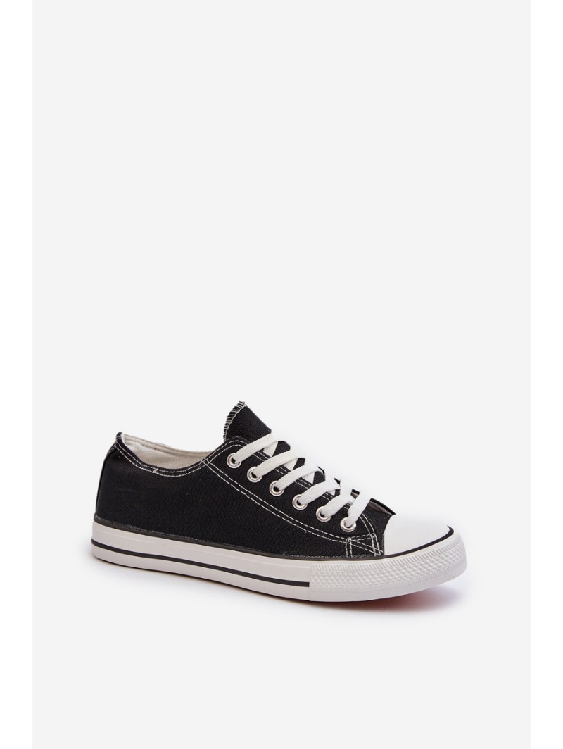 Women's Classic Low Black Sneakers Caelira