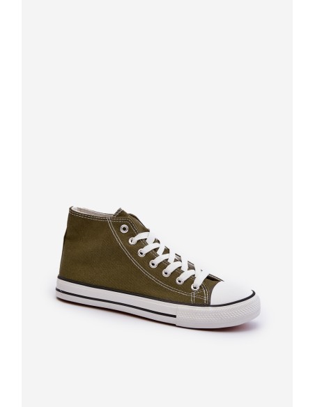 Women's Dark Green Sneakers Socerio