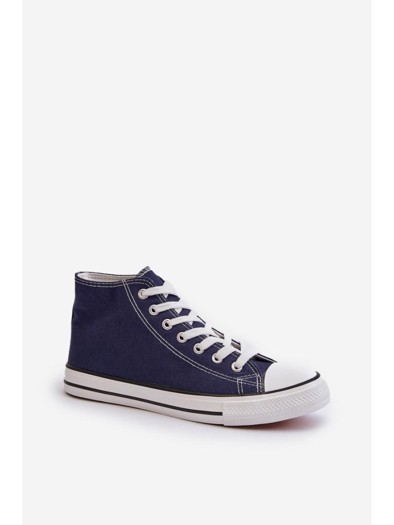Navy Blue Women's Sneakers Socerio