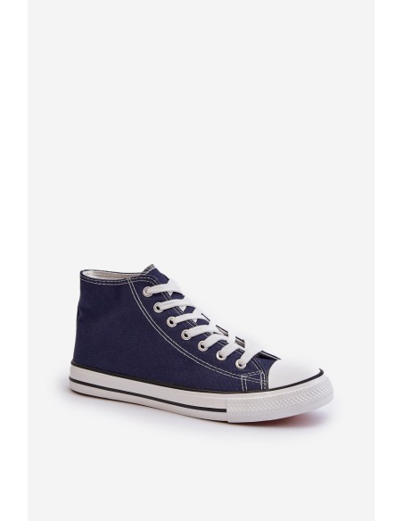 Navy Blue Women's Sneakers Socerio