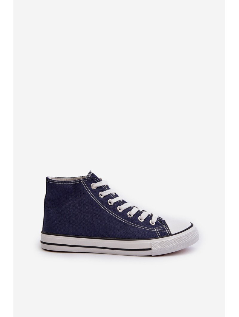 Navy Blue Women's Sneakers Socerio