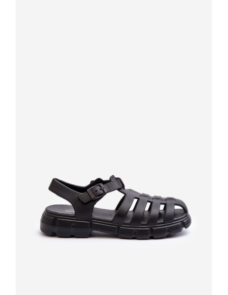 Women's Foam Sandals Roman Black Gasaria
