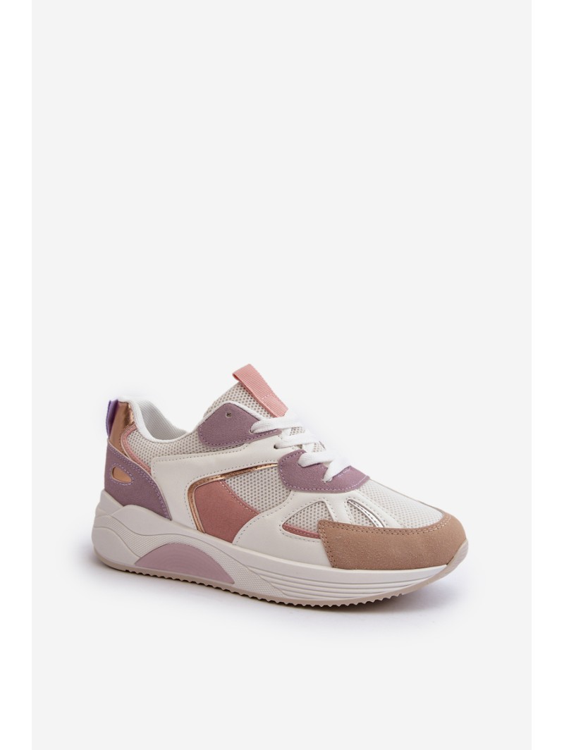 Women's Platform Sneakers Purple Lenivia