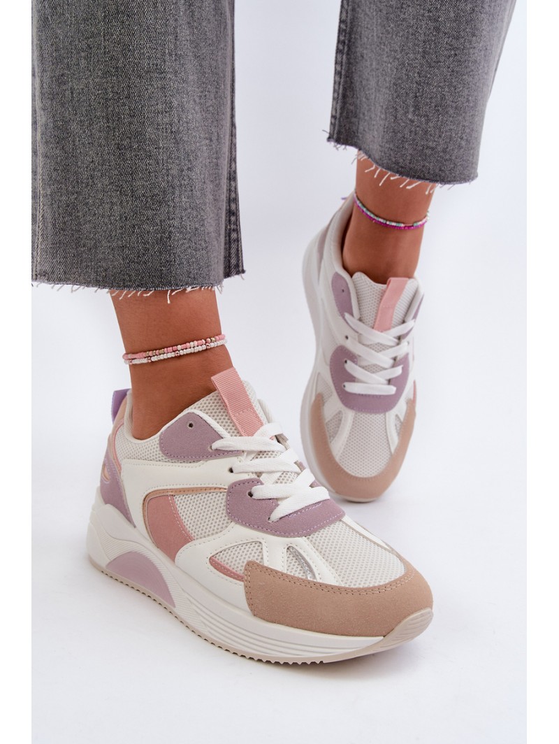 Women's Platform Sneakers Purple Lenivia