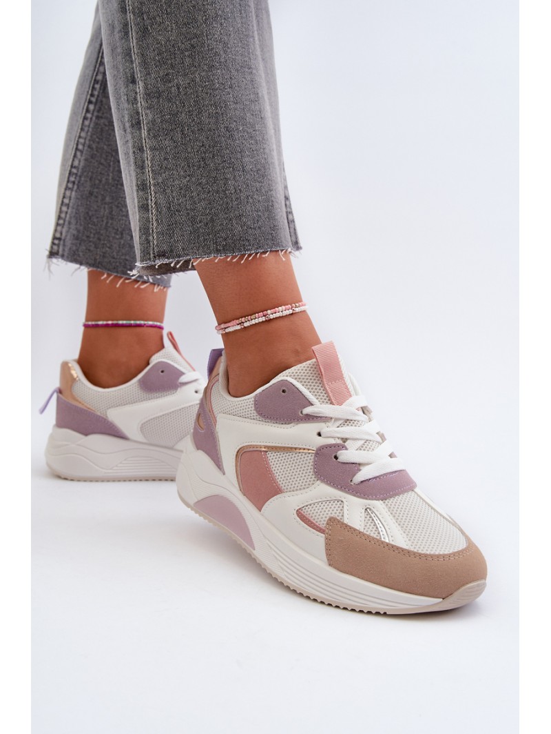 Women's Platform Sneakers Purple Lenivia
