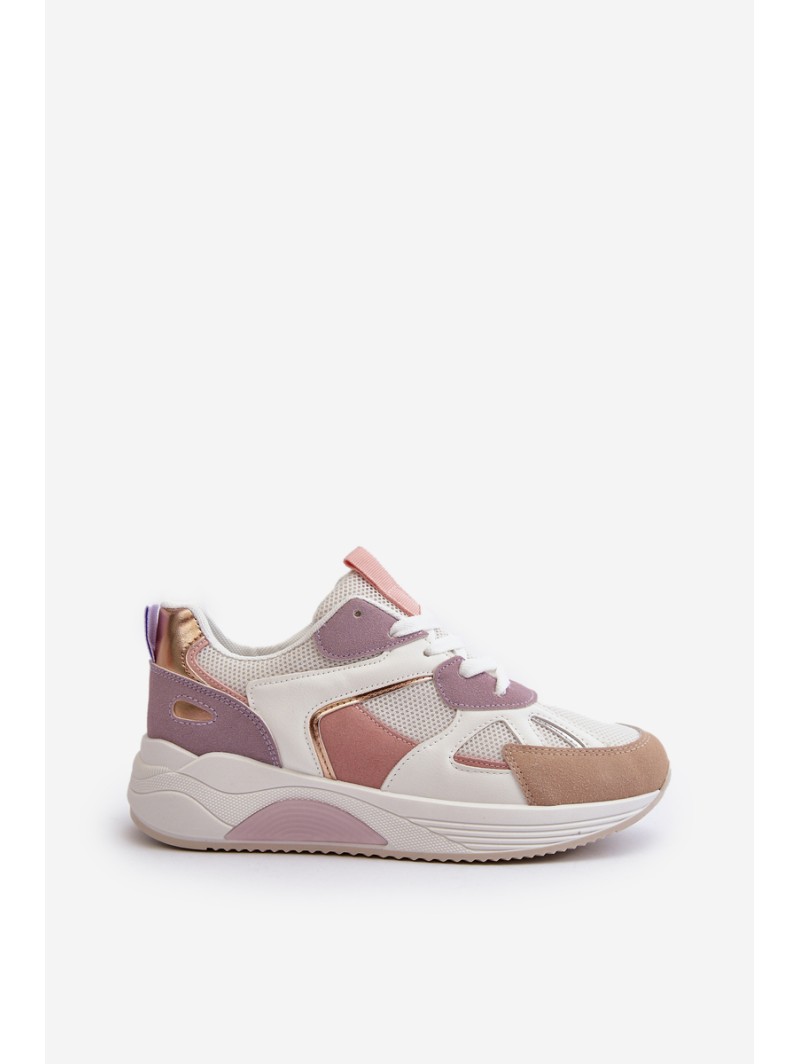 Women's Platform Sneakers Purple Lenivia