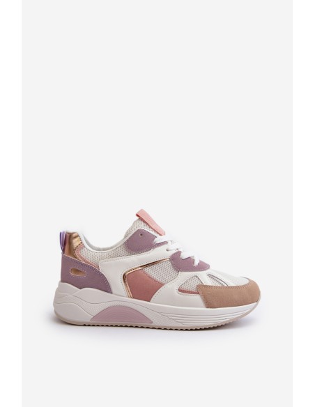 Women's Platform Sneakers Purple Lenivia
