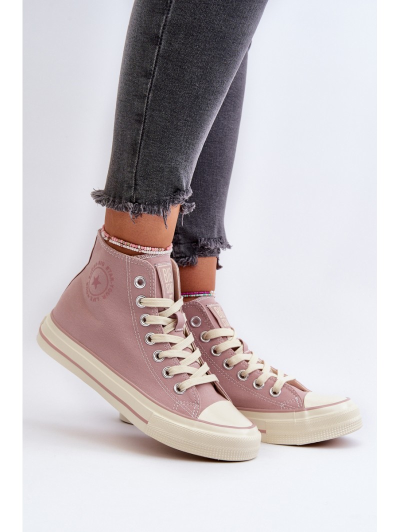 Women's High-Top Sneakers Big Star NN274277 Pink