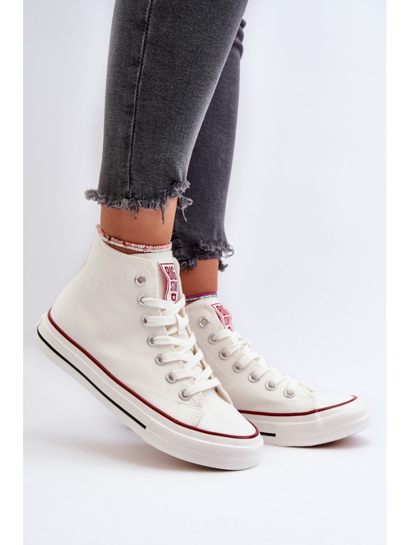 Women's high-top sneakers Big Star NN274276 White
