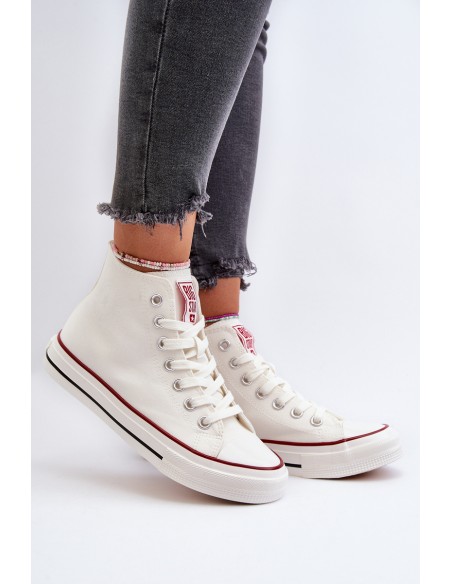 Women's high-top sneakers Big Star NN274276 White