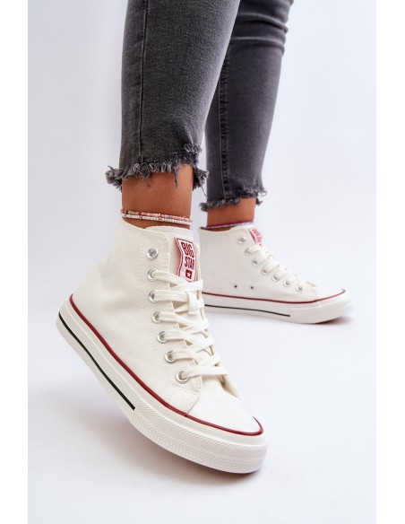 Women's high-top sneakers Big Star NN274276 White
