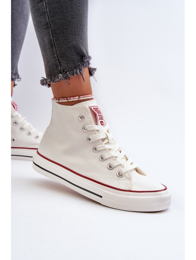 Women's high-top sneakers Big Star NN274276 White