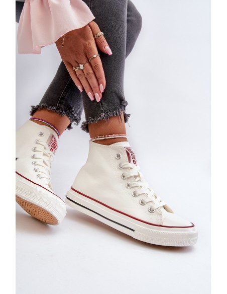 Women's high-top sneakers Big Star NN274276 White