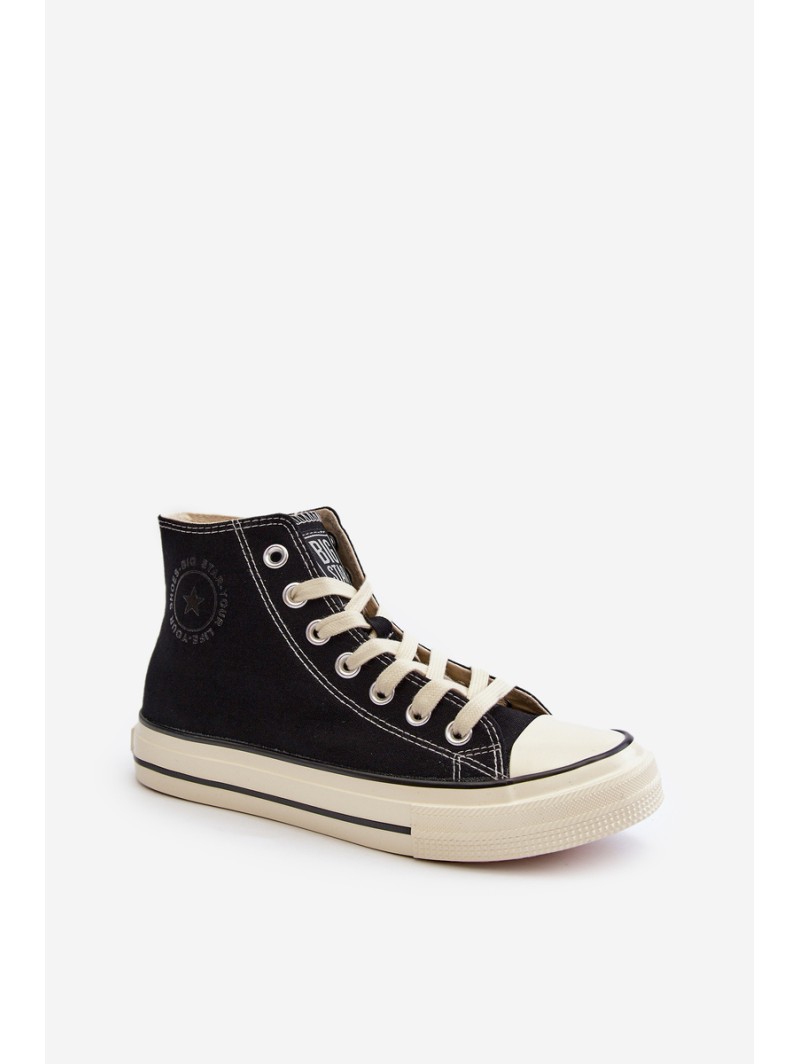 Women's High-Top Sneakers Big Star NN274283 Black