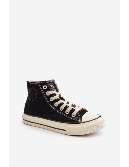 Women's High-Top Sneakers Big Star NN274283 Black
