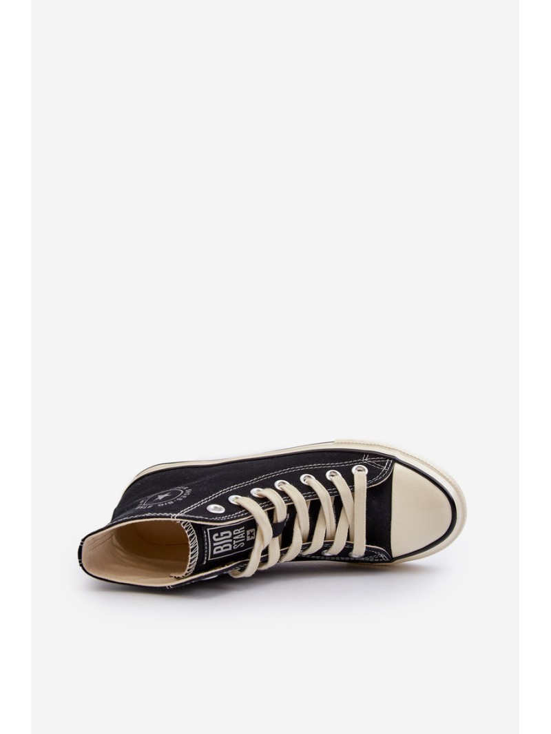 Women's High-Top Sneakers Big Star NN274283 Black