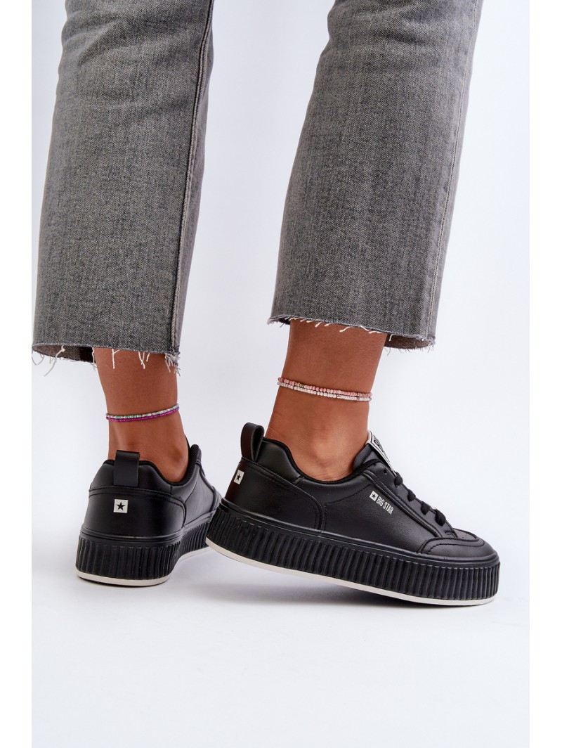 Women's Platform Sneakers Big Star NN274255 Black