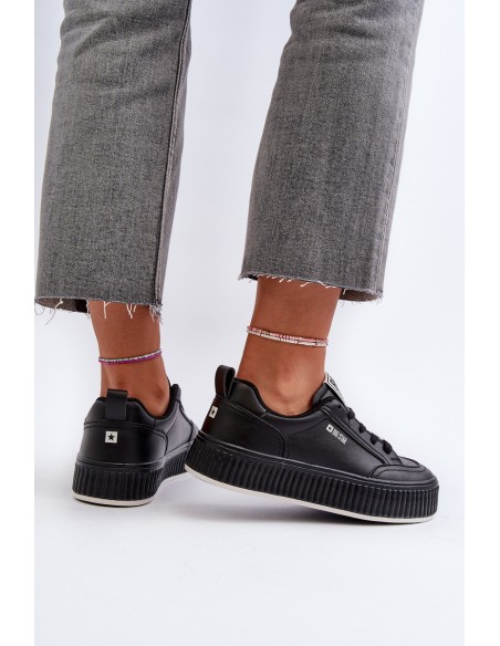 Women's Platform Sneakers Big Star NN274255 Black