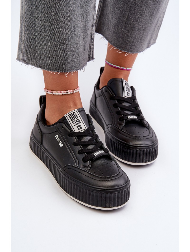 Women's Platform Sneakers Big Star NN274255 Black