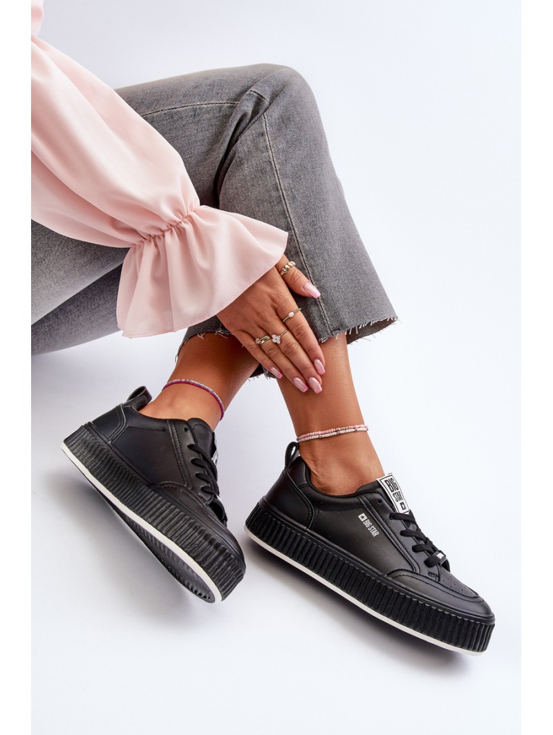 Women's Platform Sneakers Big Star NN274255 Black