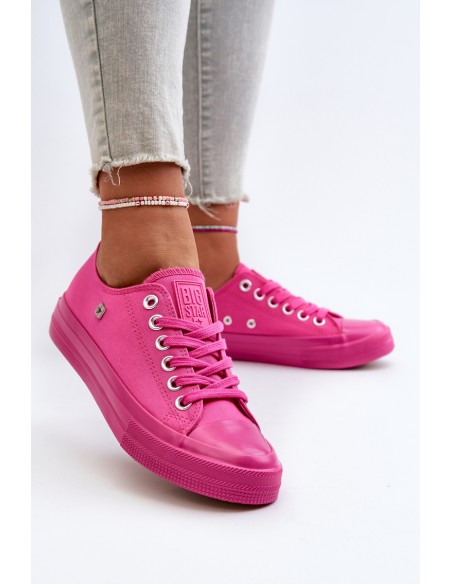 Classic Women's Sneakers Big Star NN274290 Fuchsia