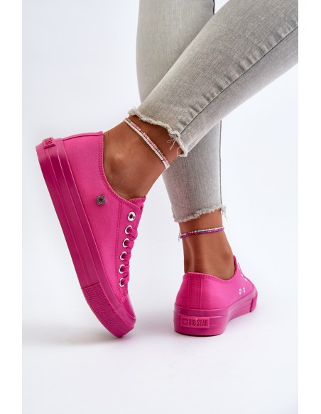Classic Women's Sneakers Big Star NN274290 Fuchsia