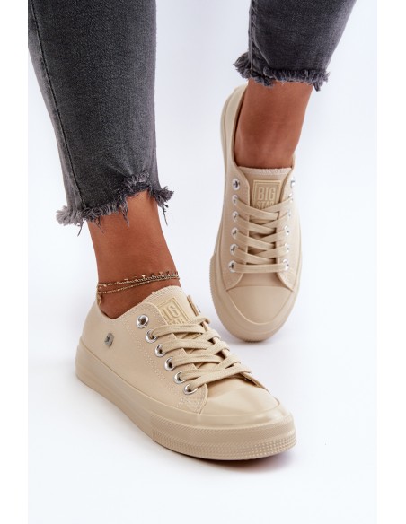 Classic Women's Sneakers Big Star NN274286 Beige