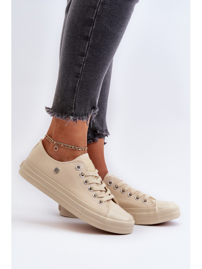 Classic Women's Sneakers Big Star NN274286 Beige