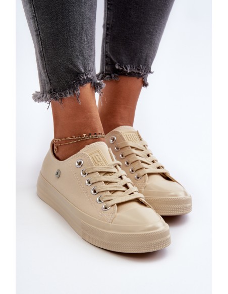 Classic Women's Sneakers Big Star NN274286 Beige