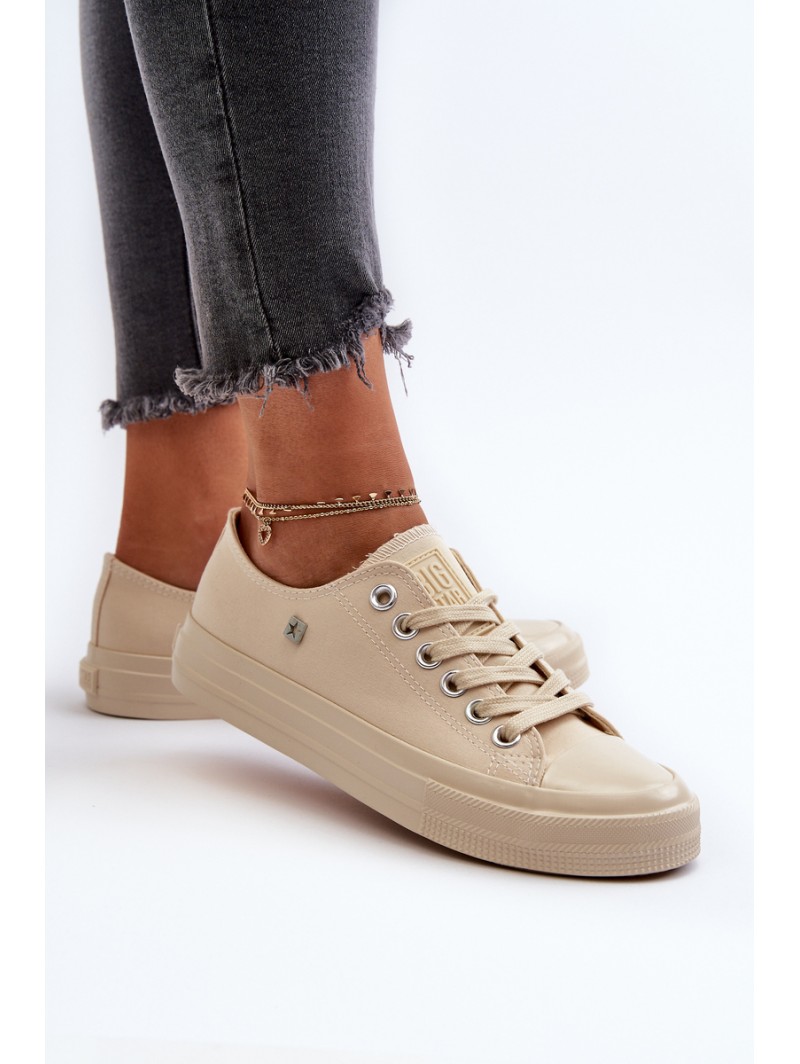 Classic Women's Sneakers Big Star NN274286 Beige